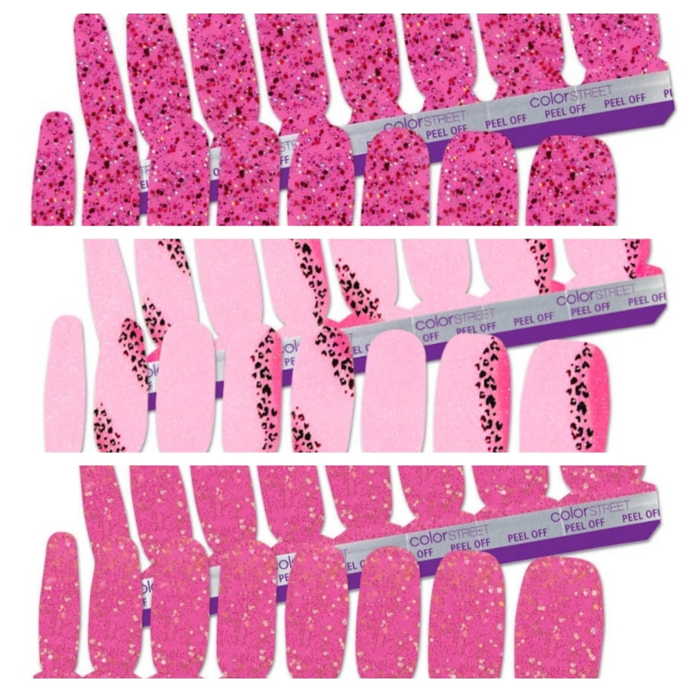 NEW Color Street PINK Bundle Of 3!